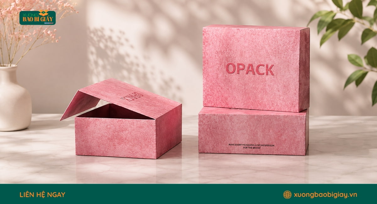In hộp giấy đựng quần áo theo yêu cầu giá tốt, phù hợp cho shop thời trang và doanh nghiệp bán lẻ