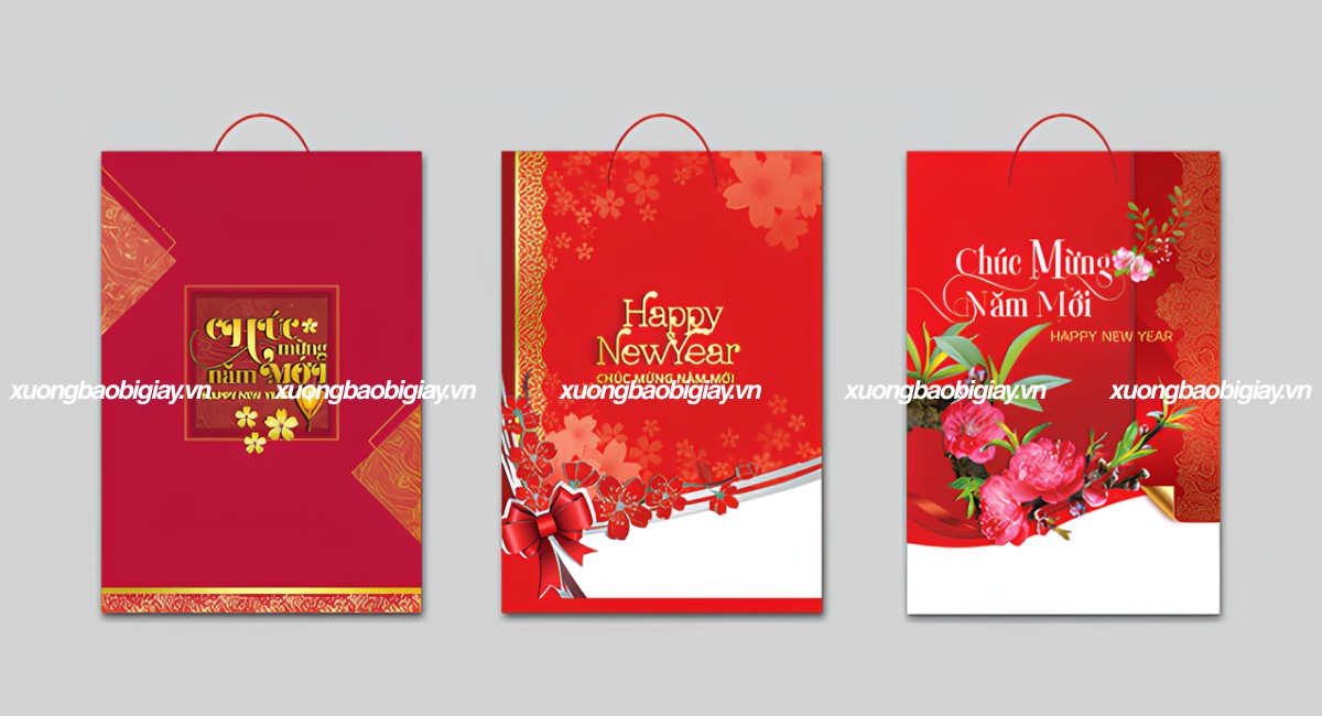 Thiết kế túi đựng lịch Tết