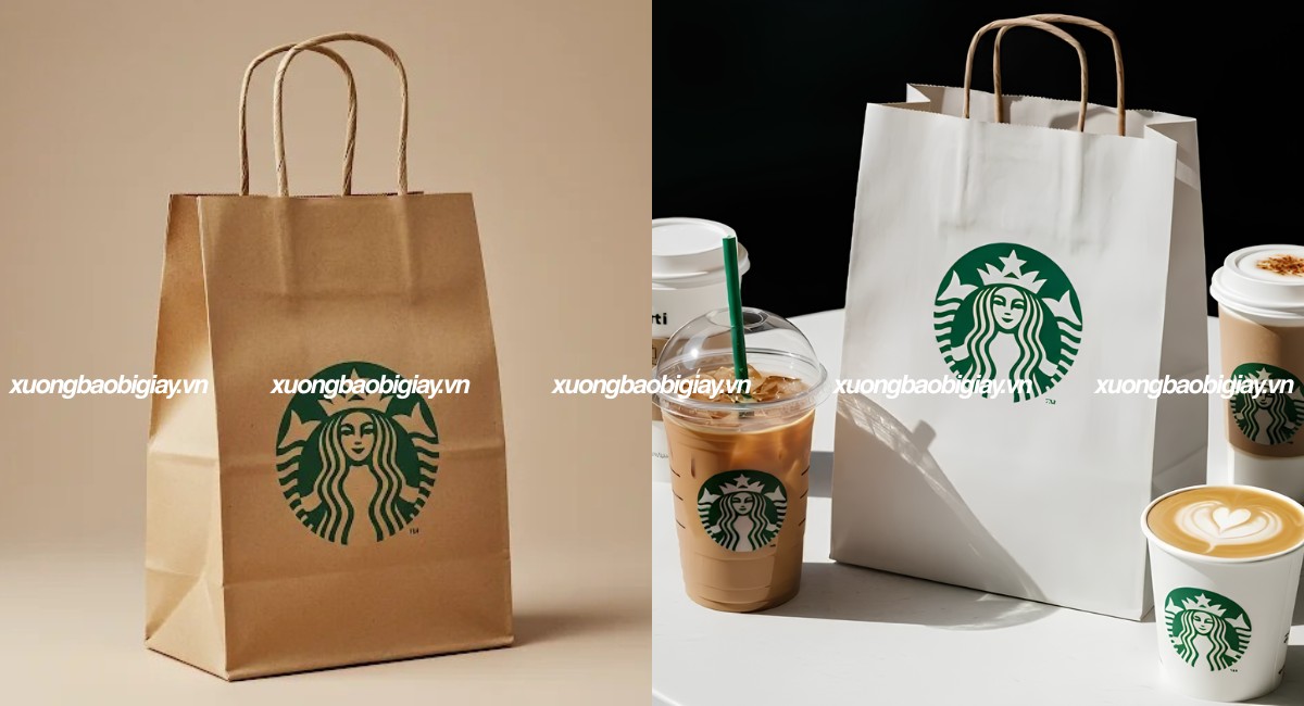 Túi giấy kraft đựng cà phê
