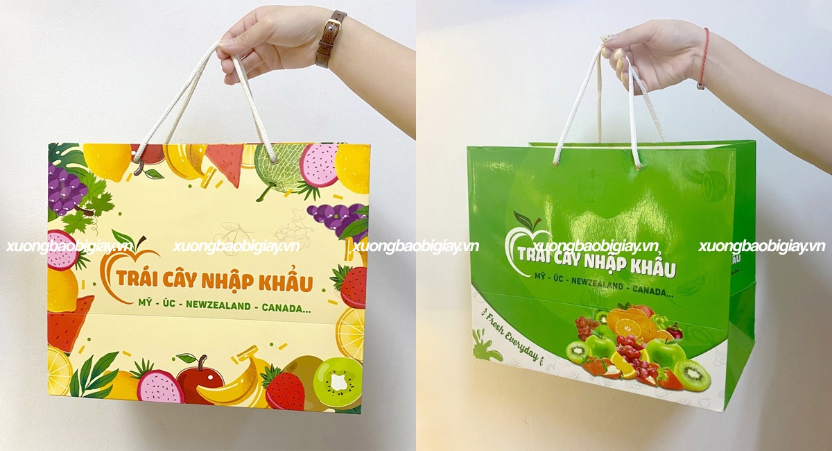 Túi giấy đựng hoa quả