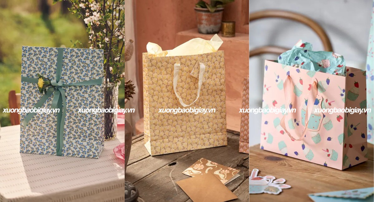 Kiểu dáng túi giấy đựng quà nhỏ