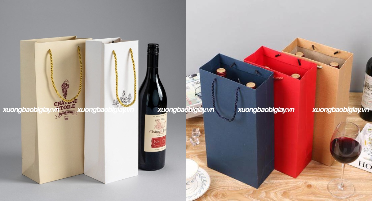 Chất liệu túi giấy đựng rượu