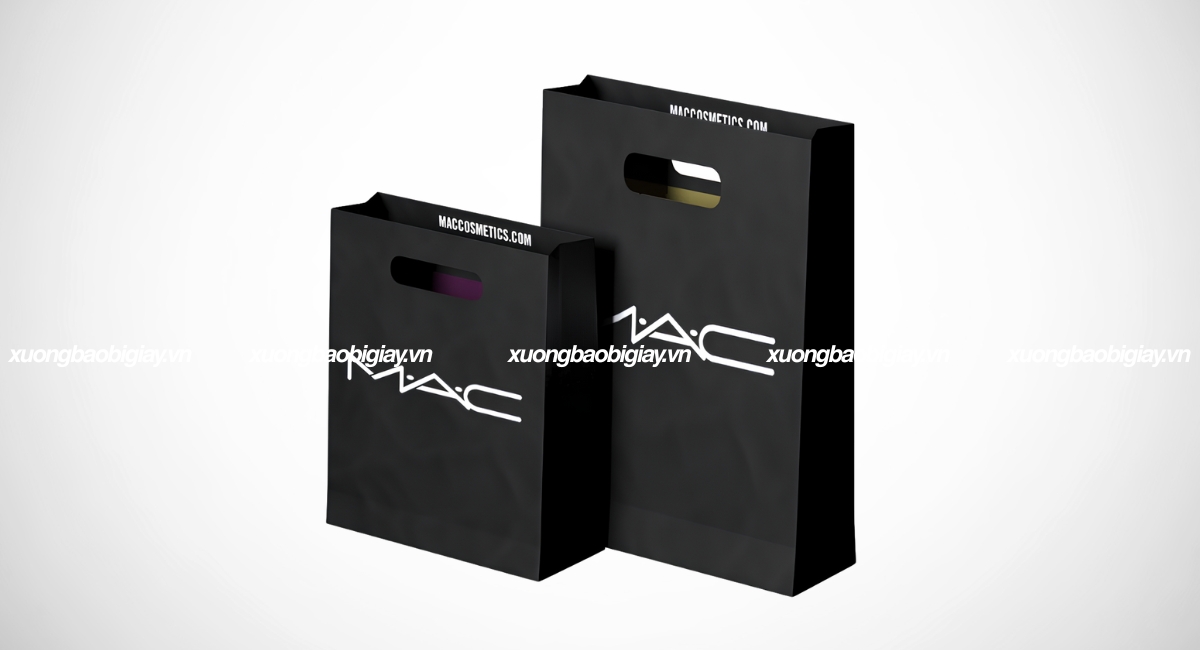 Túi giấy đục lỗ hình xoài
