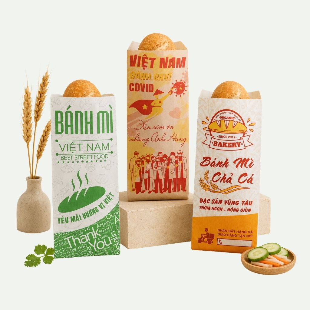 Túi giấy đựng bánh mì
