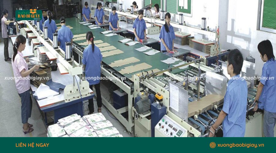 Xưởng Bao Bì Giấy cung cấp dịch vụ gia công sau in với chi phí hợp lý