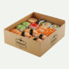 Hộp giấy đựng sushi in logo thương hiệu
