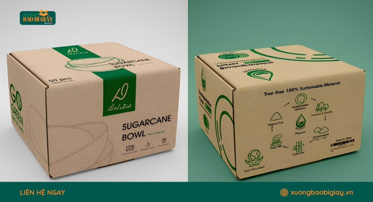 Dịch vụ in thùng carton đựng thực phẩm đáp ứng tiêu chí an toàn, đẹp mắt và chuyên nghiệp.