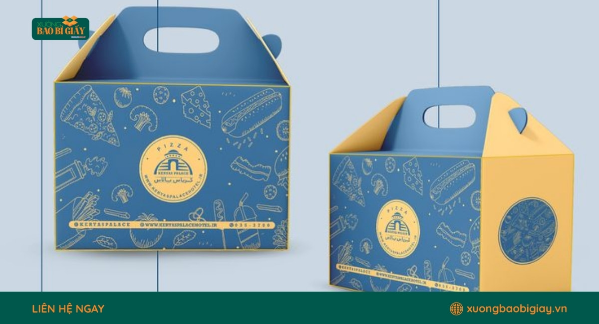 Xưởng Bao Bì Giấy nhận thiết kế, in hộp giấy đựng bánh theo yêu cầu doanh nghiệp.