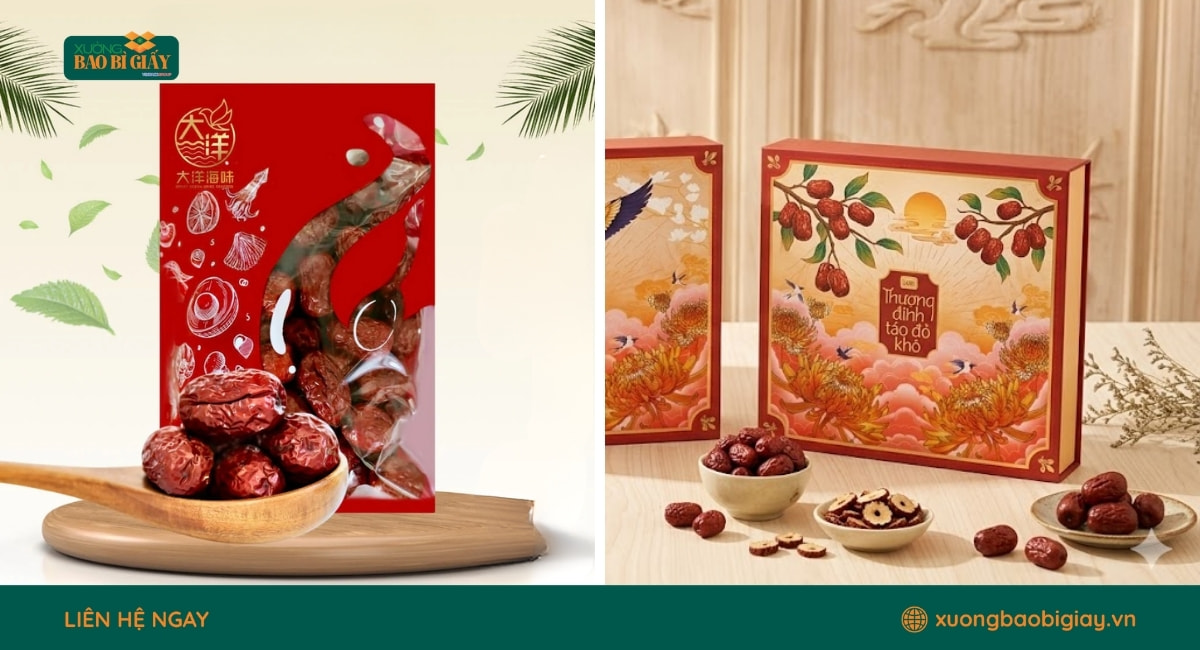 Hộp giấy đựng táo đỏ giúp nâng cao giá trị sản phẩm nhờ thiết kế đẹp mắt và bao bì chuyên nghiệp.