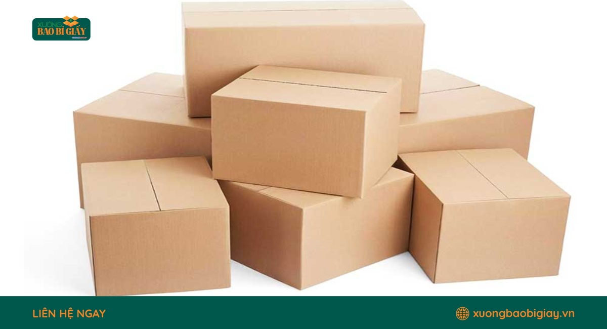 Hộp giấy carton được dùng bảo quản hàng hoá khi vận chuyển đường dài