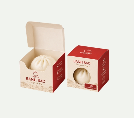 Hộp Giấy Đựng Bánh Bao