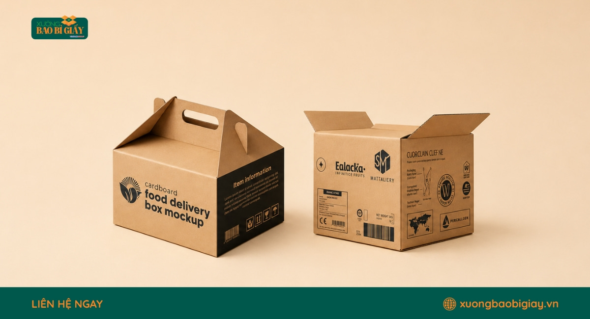 Thùng carton in ấn theo yêu cầu tại TPHCM