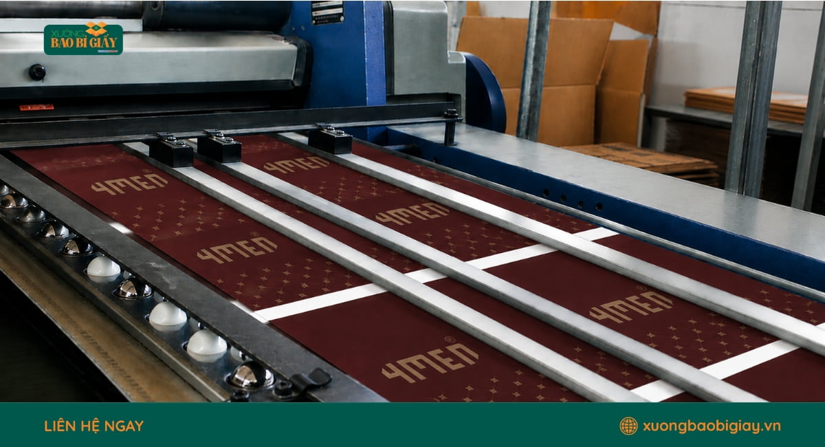 In offset sắc nét và kiểm soát chất lượng túi giấy 4MEN