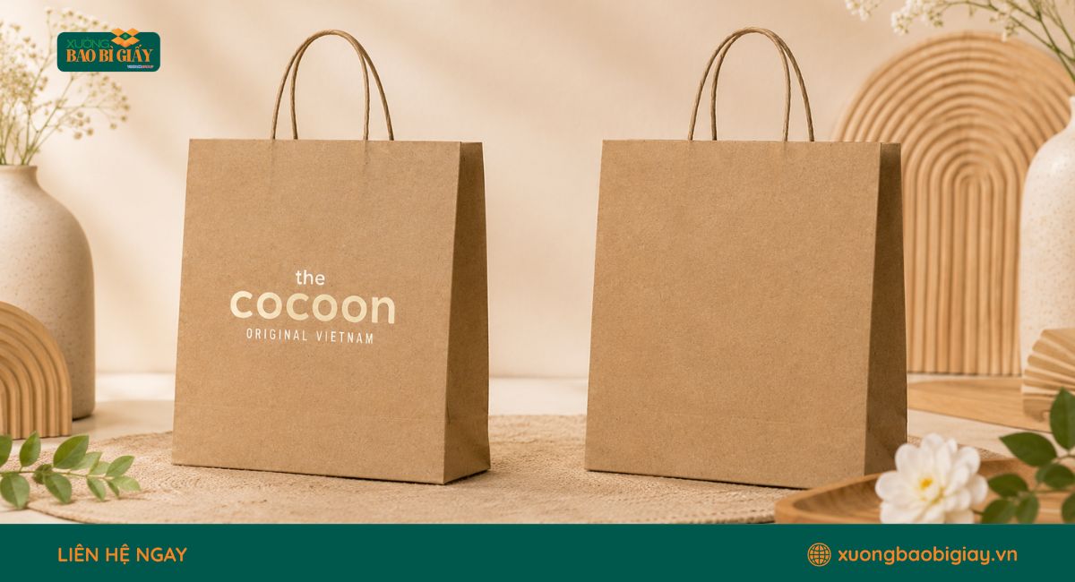 Thành phẩm túi giấy Cocoon Việt Nam