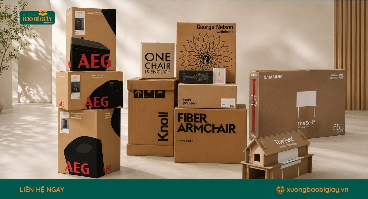 Thùng carton 7 lớp đựng đồ điện tử