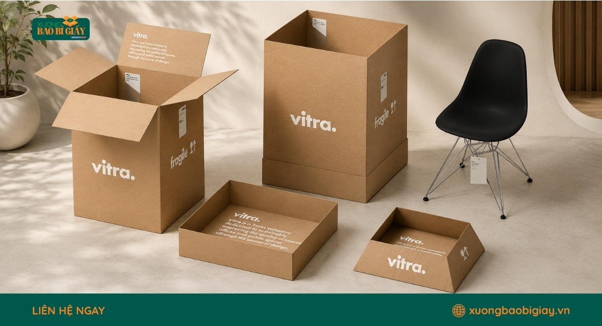 Thùng carton 7 lớp dùng đựng đồ điện tử, giúp chống va đập, hạn chế hư hỏng và bảo vệ sản phẩm trong quá trình giao hàng.