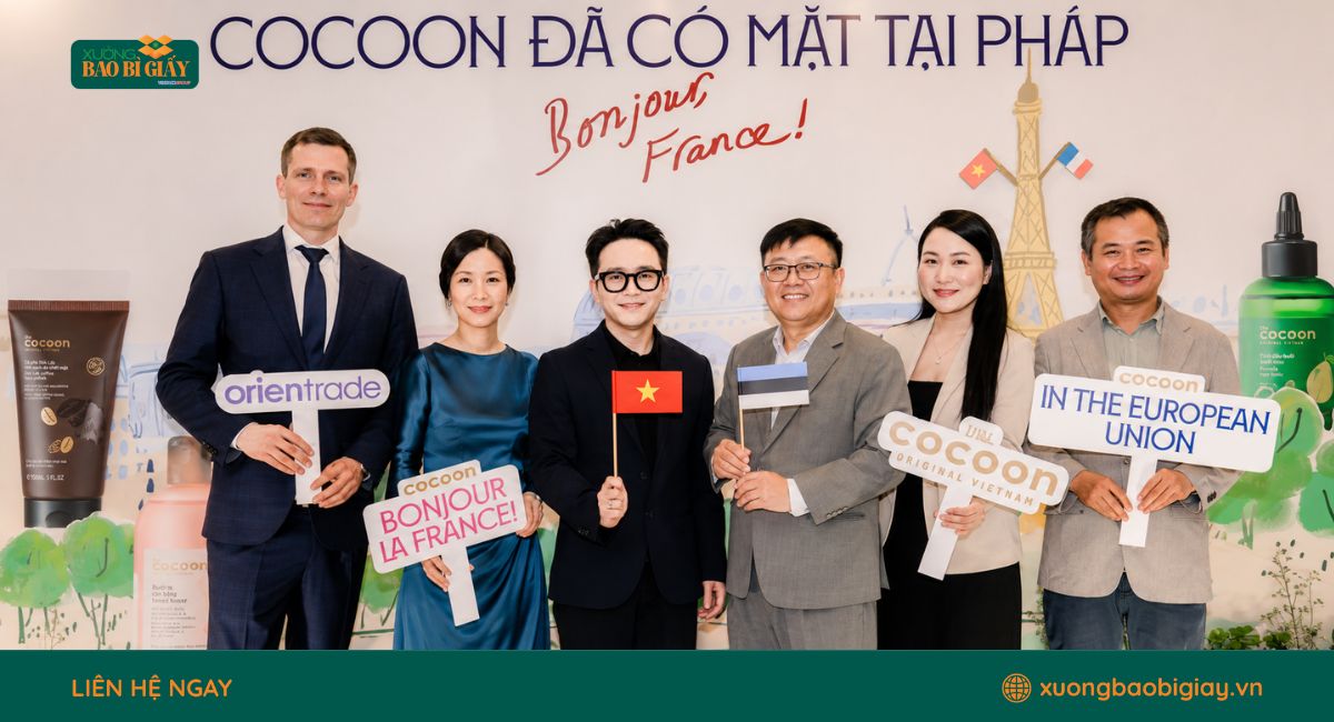 Thương hiệu mỹ phẩm xanh Cocoon hợp tác với Xưởng Bao Bì Giấy