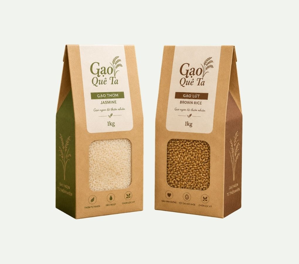 Túi Giấy Đựng Gạo