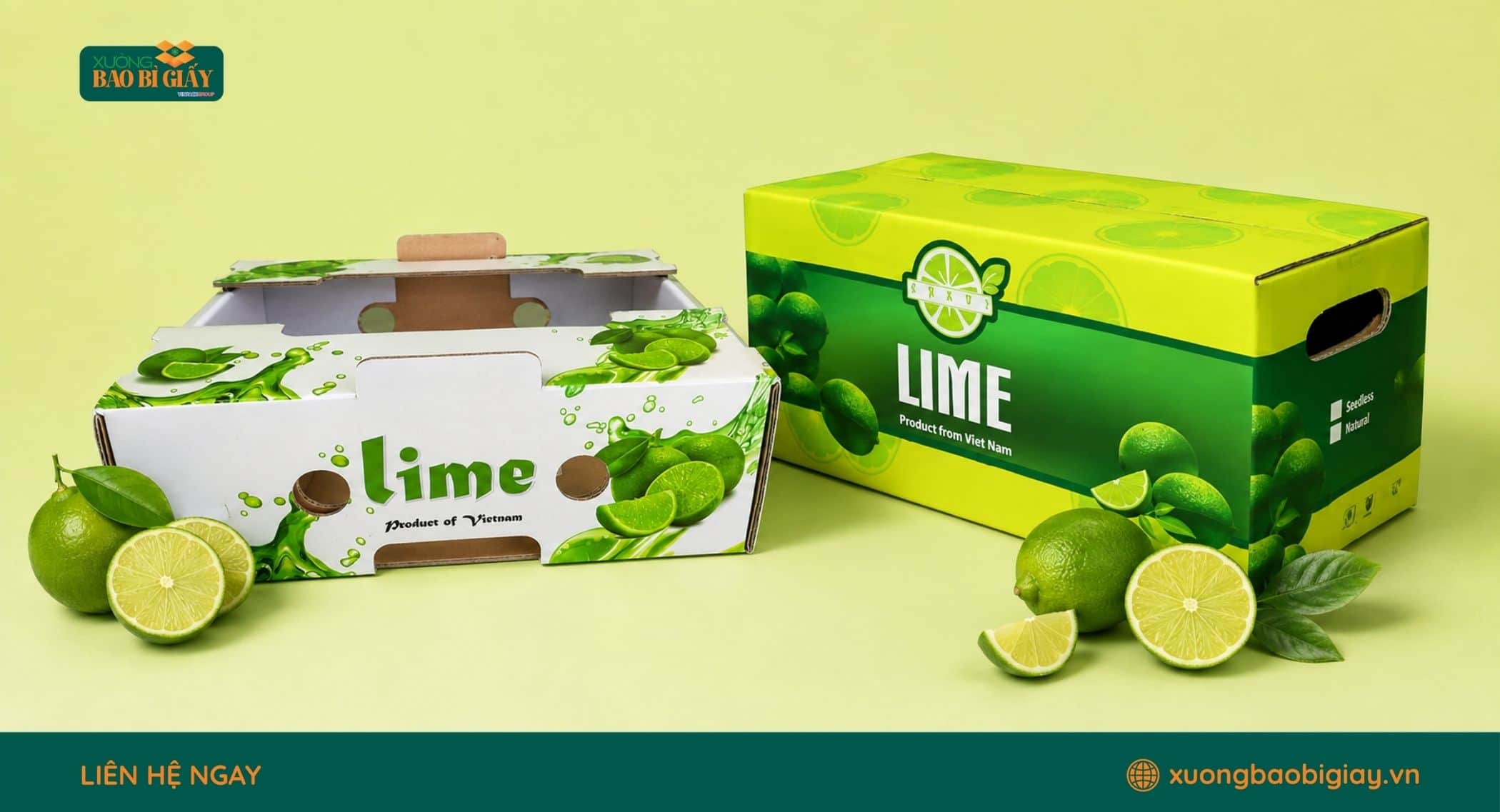 7 lợi ích của thùng carton đựng chanh trong đóng gói và vận chuyển