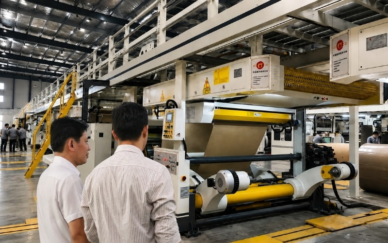 Nhà đầu tư tới tham quan Xưởng Bao Bì Giấy