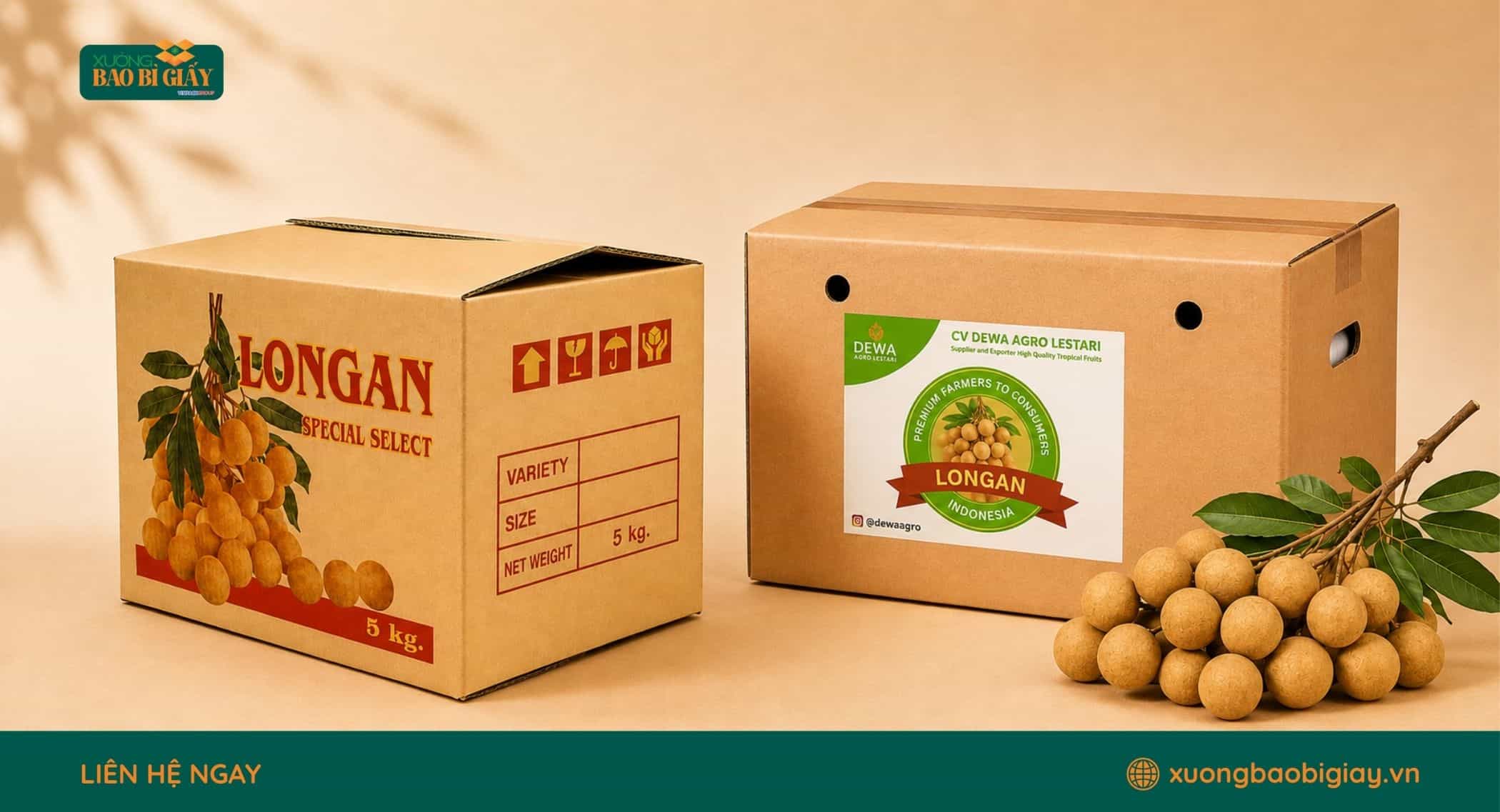 Công nghệ in trên thùng carton đóng gói nhãn theo thiết kế thương hiệu
