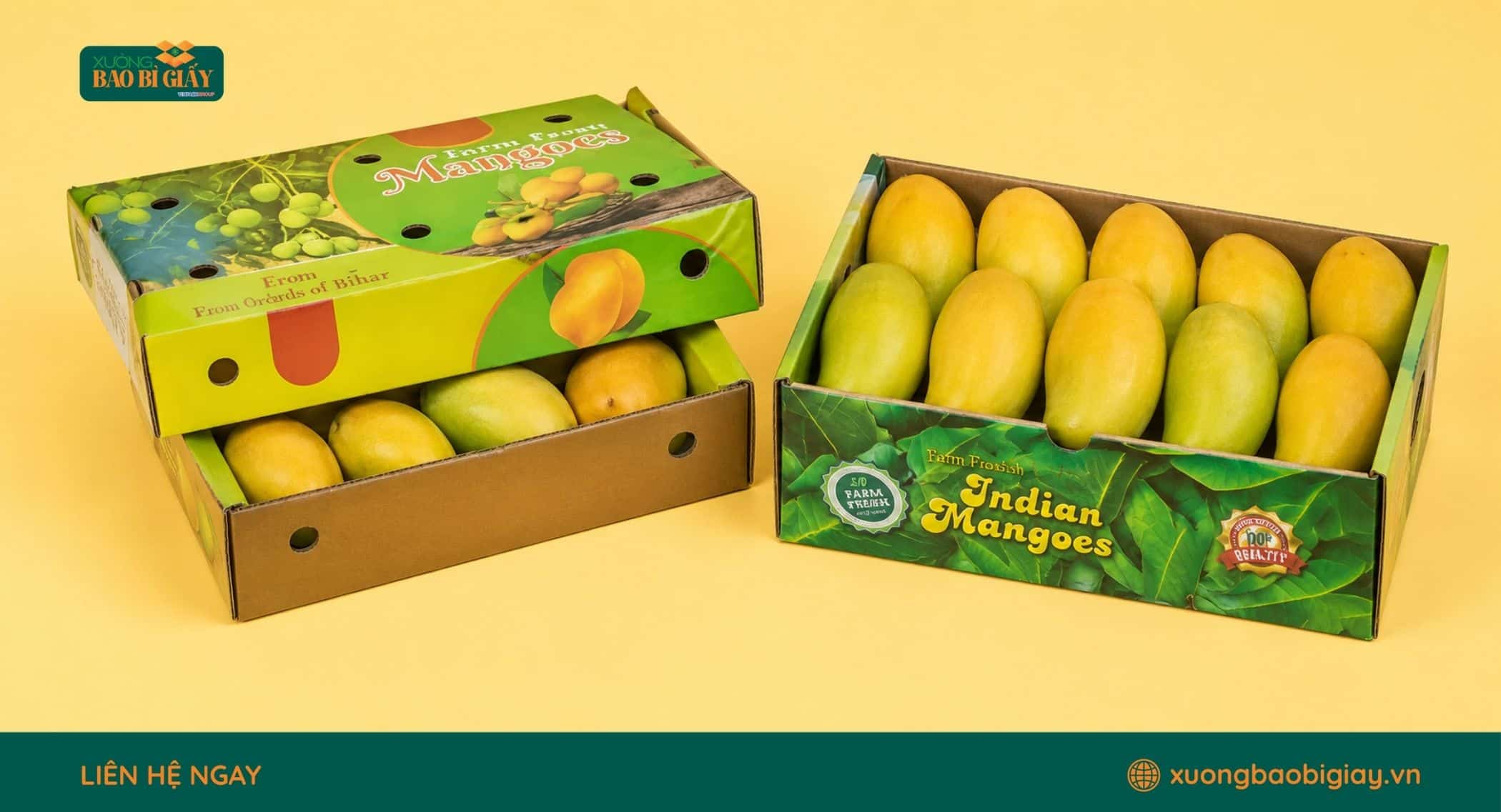 Công nghệ in bao bì carton giúp thể hiện logo và thông tin sản phẩm rõ nét