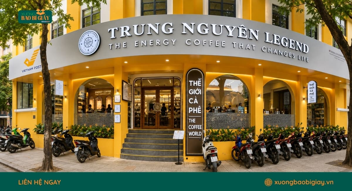 Trung Nguyên Legend x Xưởng Bao Bì Giấy: Túi Giấy Bánh Mì