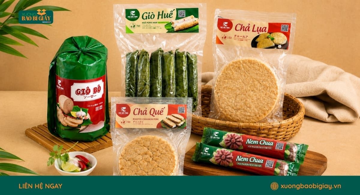 Mai Son Food x Xưởng Bao Bì Giấy: Dự Án Tem Decal Giấy