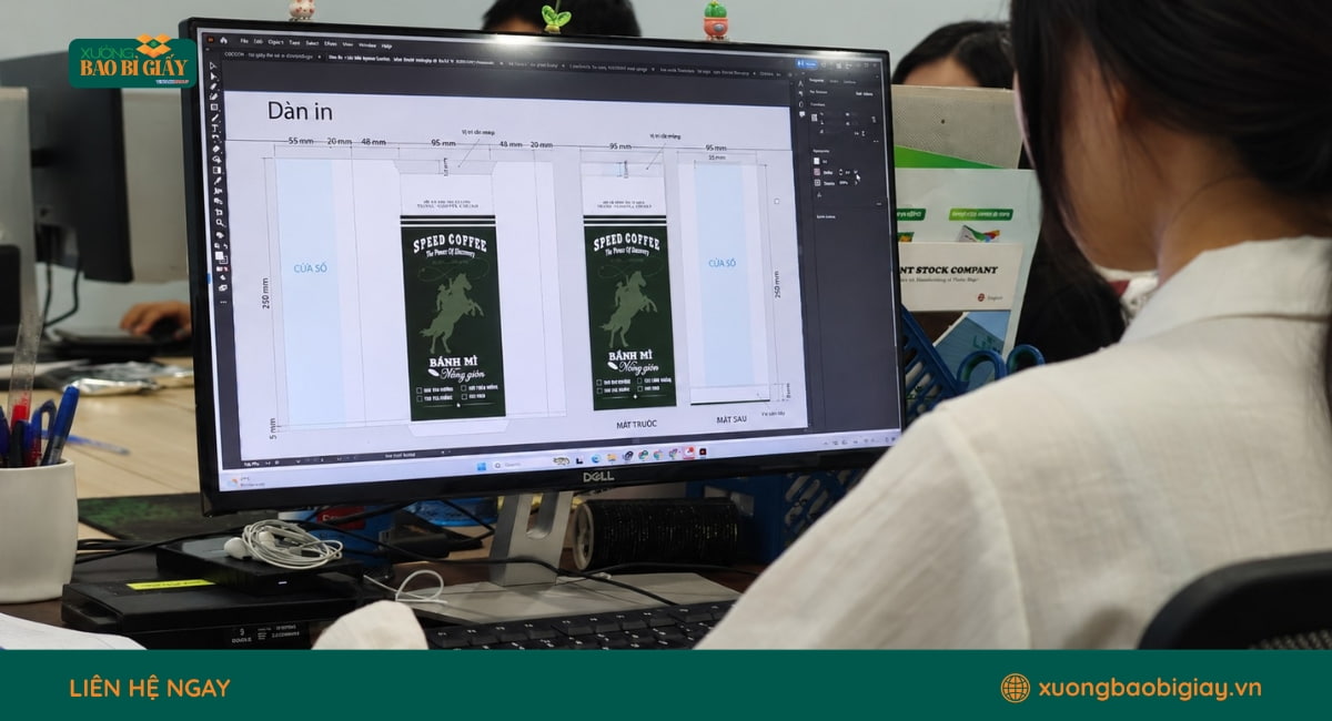 Quy trình sản xuất túi giấy đựng bánh mì