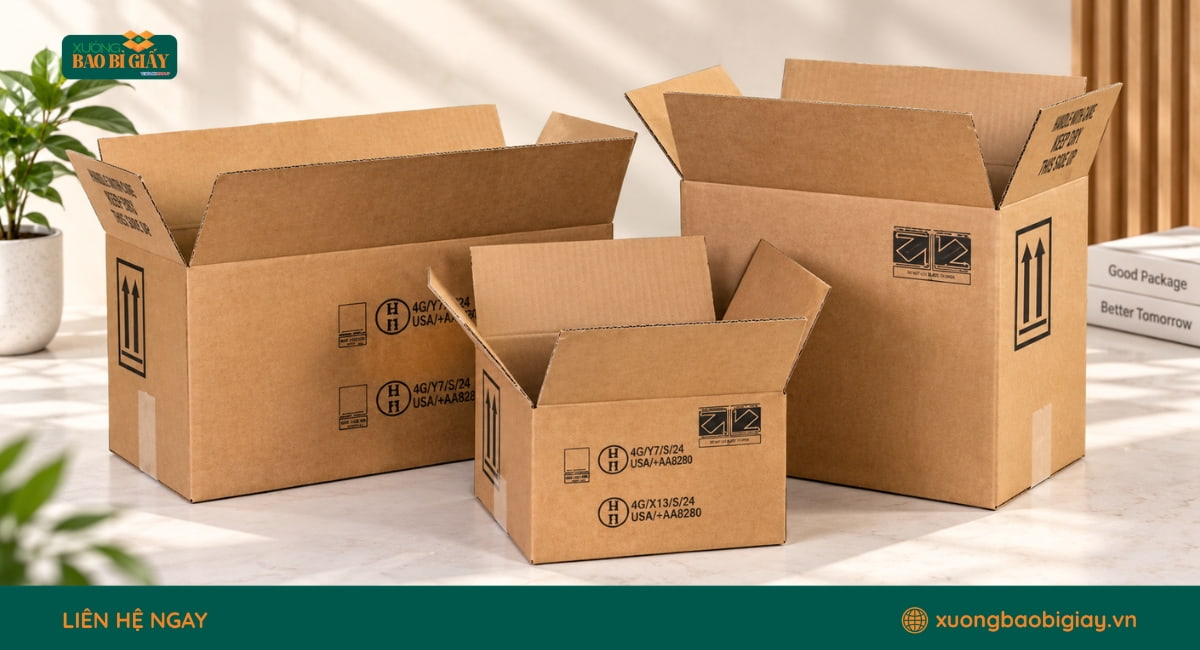Các loại mã HS code thùng carton phổ biến