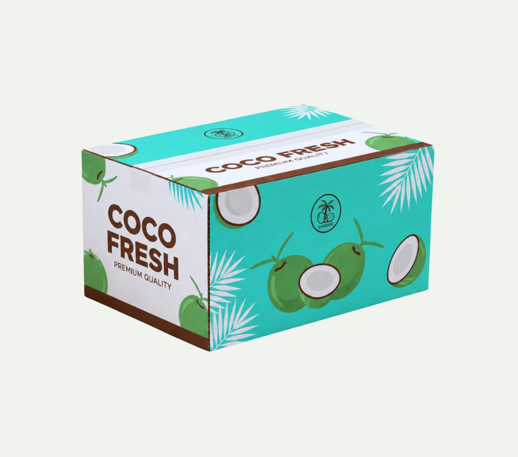 Thùng Carton Đựng Dừa Tươi
