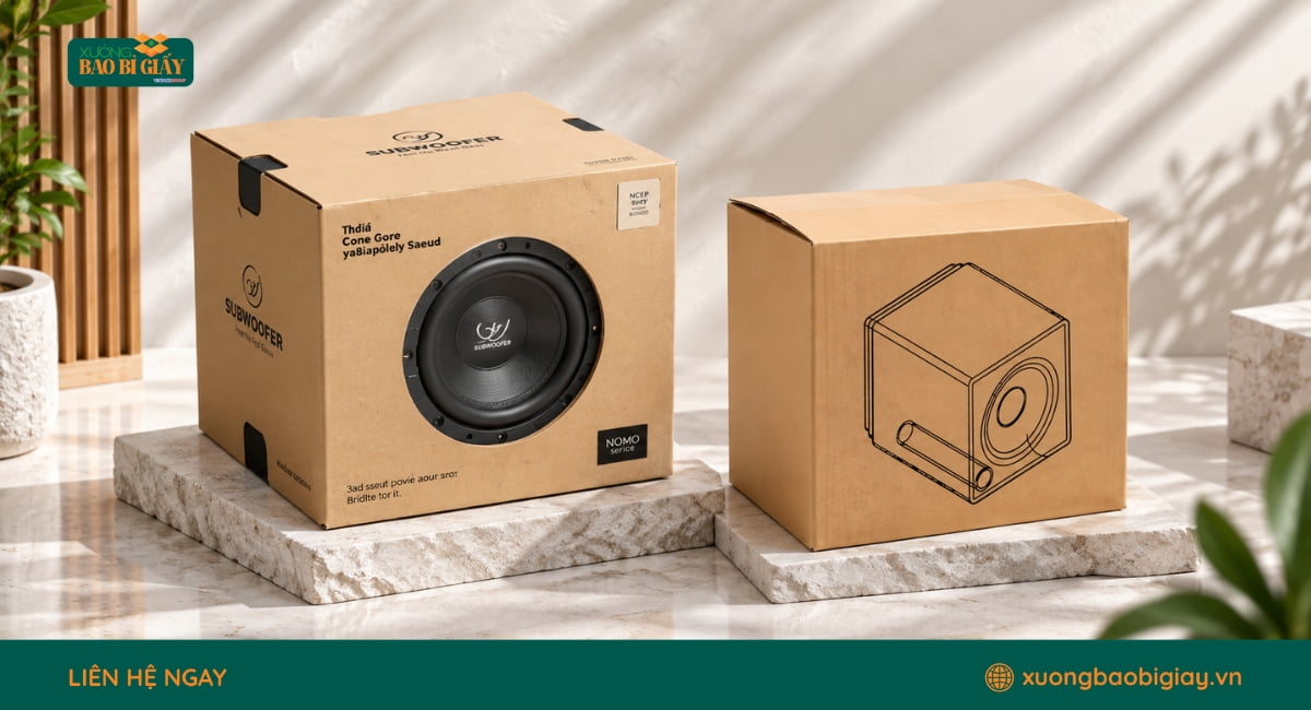 Thùng carton đựng loa Subwoofer