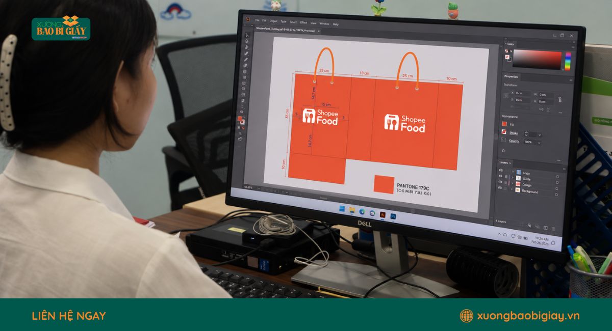 Tối ưu phối màu quai xách trên thiết kế