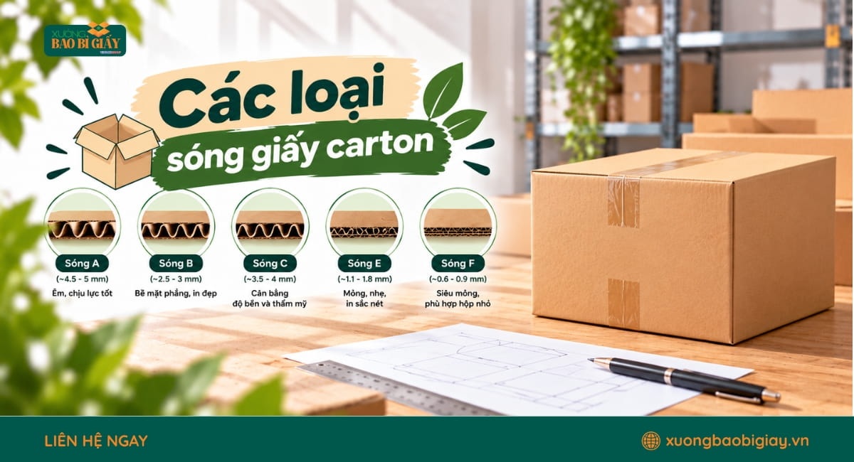 Các Loại Sóng Giấy Carton, Đặc Điểm Và Cách Chọn Đúng