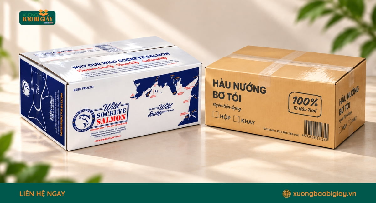 Công nghệ in thùng carton cán màng giúp tăng tính thẩm mỹ bao bì