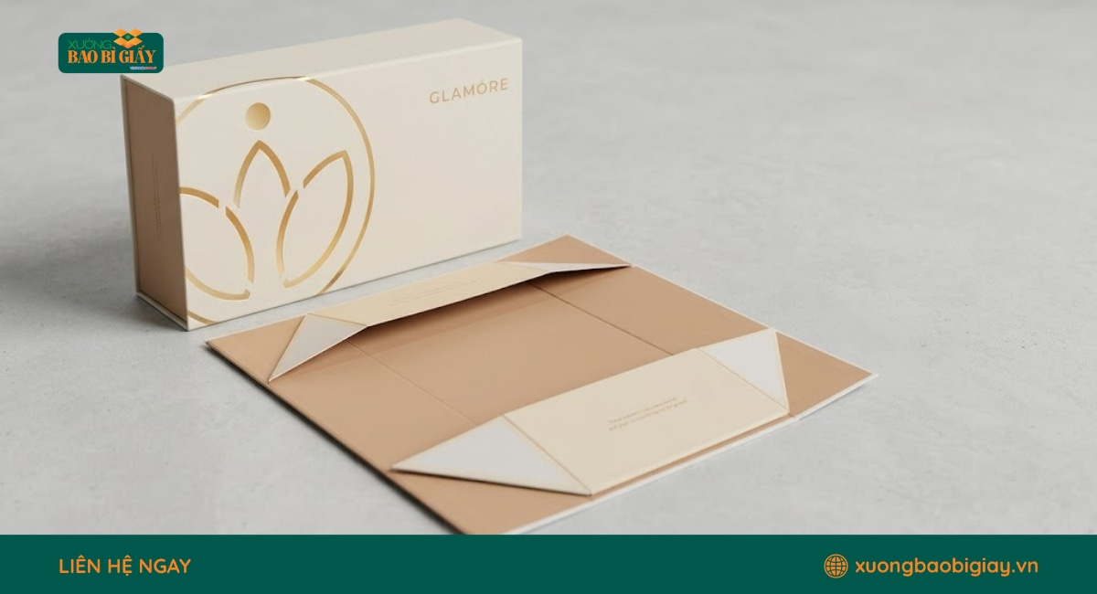 Hộp giấy gấp gọn giúp tiết kiệm diện tích lưu trữ