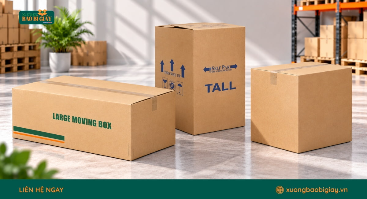 Những tiêu chí cần kiểm tra khi lựa chọn thùng carton cỡ lớn