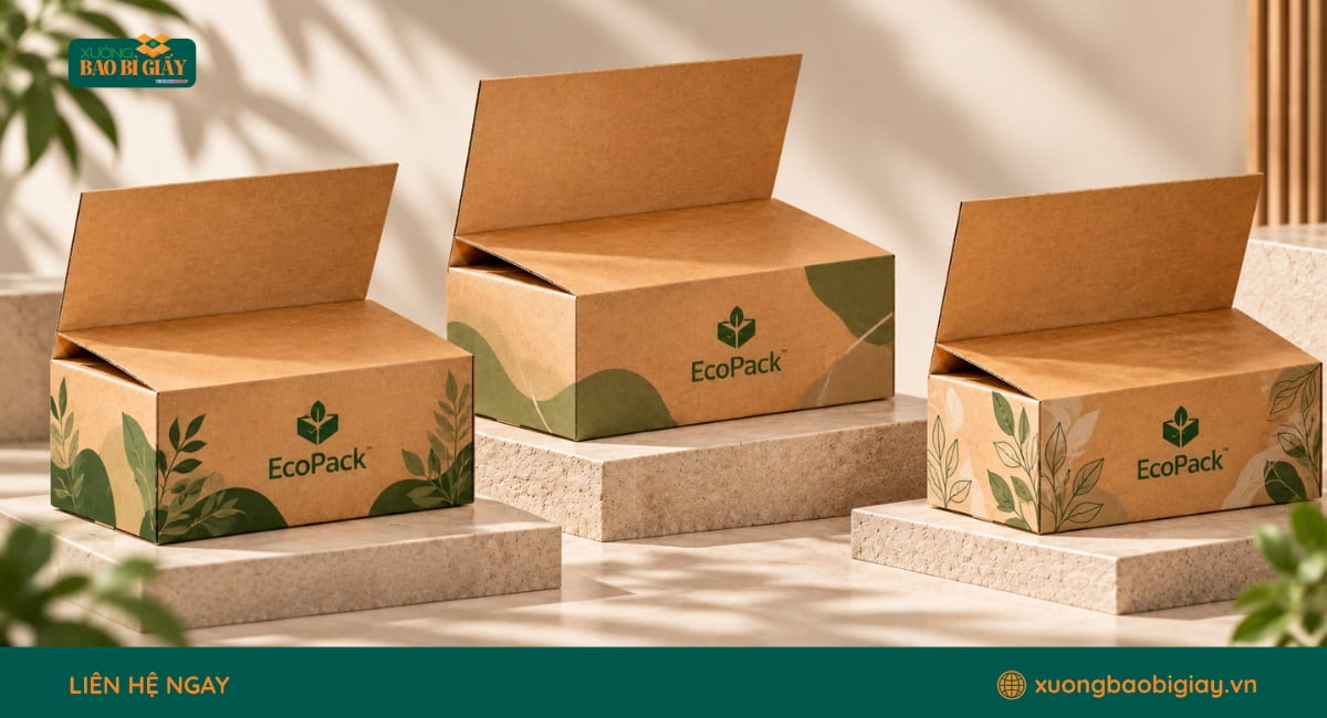 Phân loại thùng carton nắp chồm thông dụng hiện nay