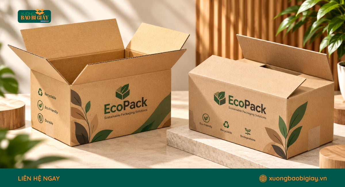Quy trình đóng gói thùng carton đối khẩu