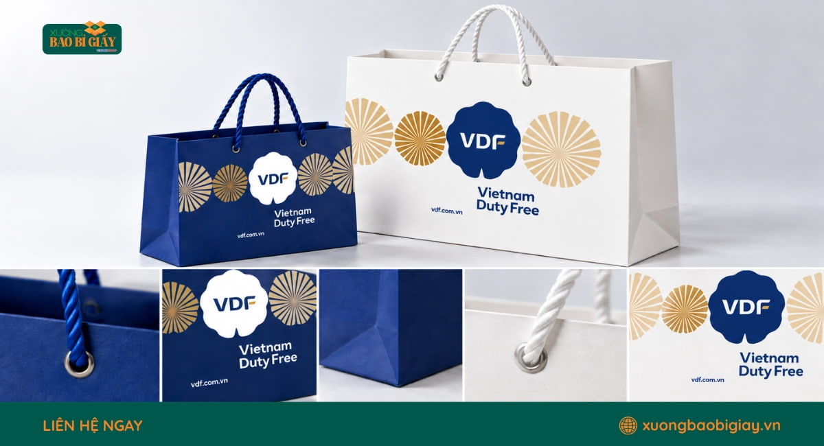 Hình ảnh thành phẩm túi giấy Vietnam Duty Free
