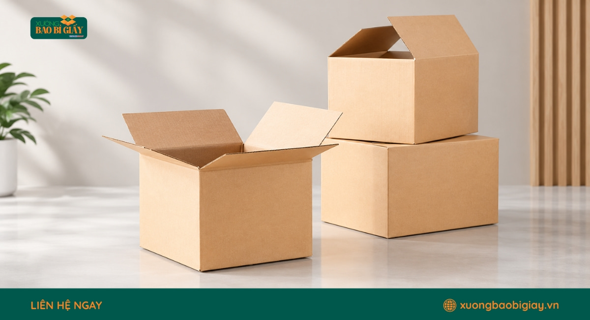 Thùng carton 3 lớp giá rẻ chất lượng