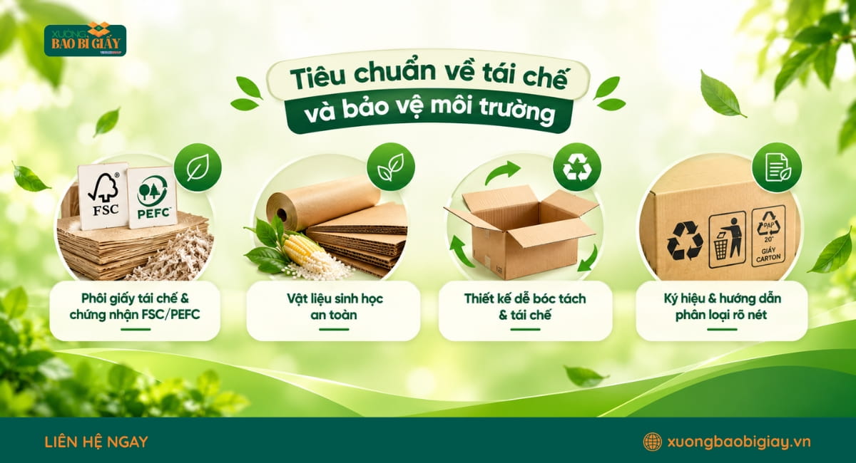 Tiêu chuẩn về tái chế và bảo vệ môi trường