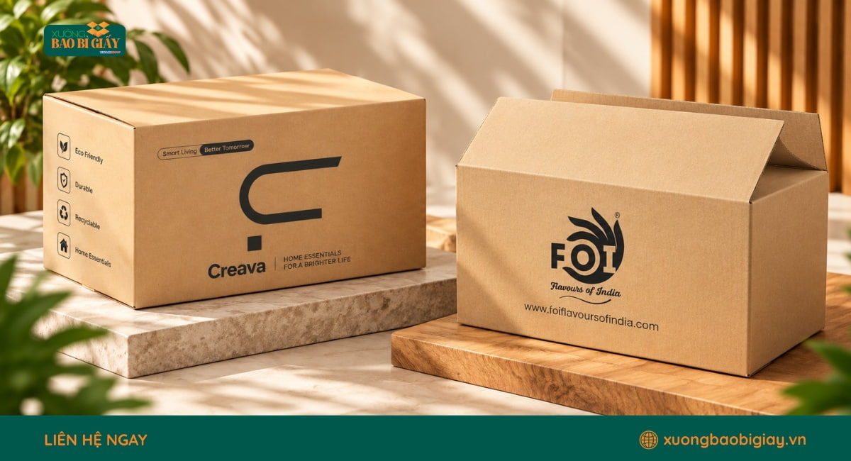 Ứng dụng của thùng carton nắp chồm