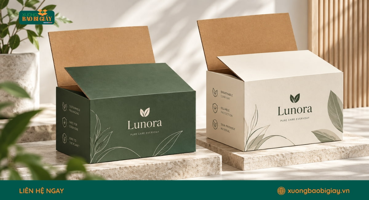 Ưu điểm nổi bật của thùng carton nắp chồm