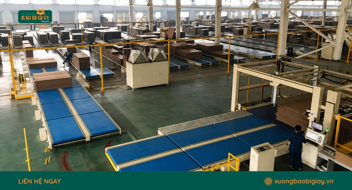 Xưởng sản xuất túi giấy vuông giá rẻ trực tiếp, đáp ứng nhu cầu đặt hàng doanh nghiệp