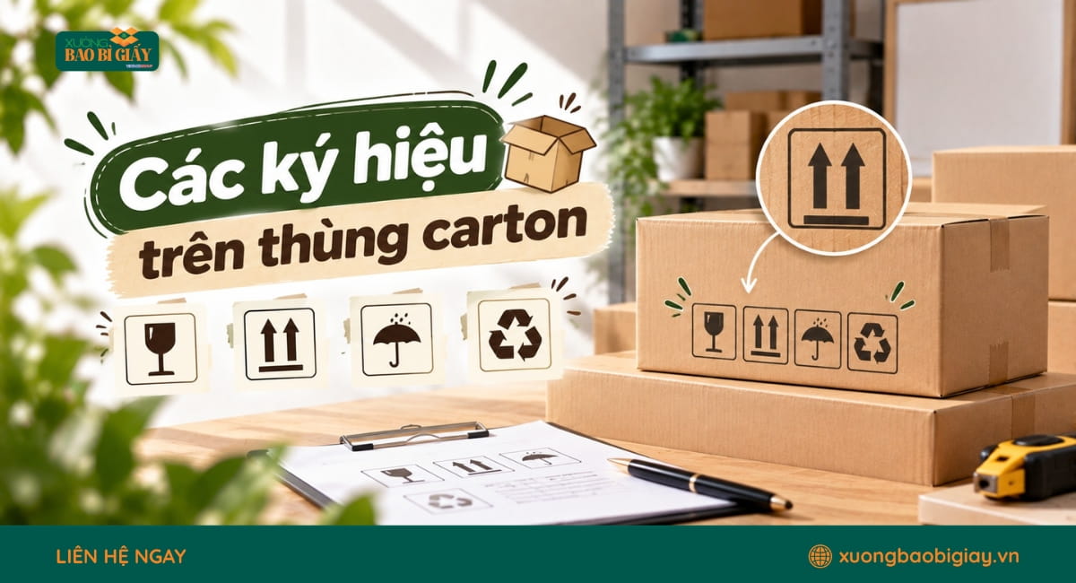 Các Ký Hiệu Trên Thùng Carton Phổ Biến Bạn Cần Biết
